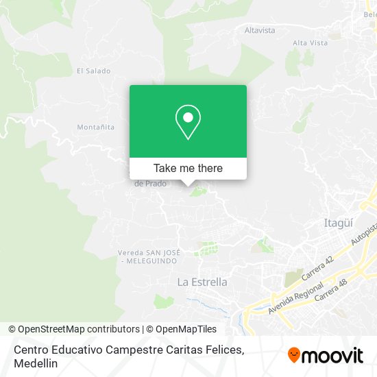Centro Educativo Campestre Caritas Felices map
