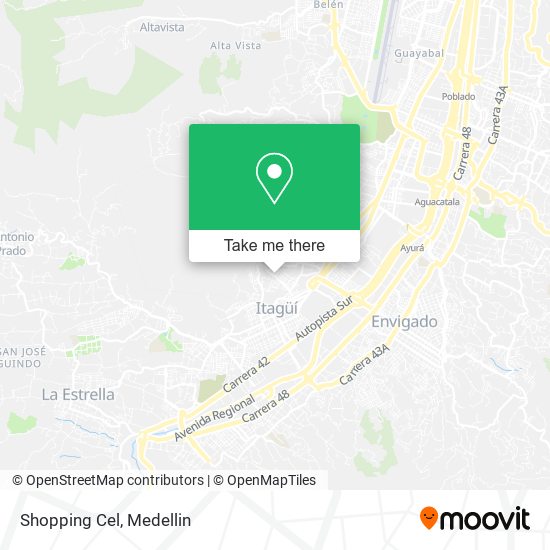 Shopping Cel map