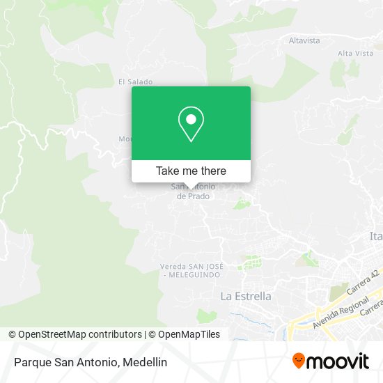 Mapa de Parque San Antonio