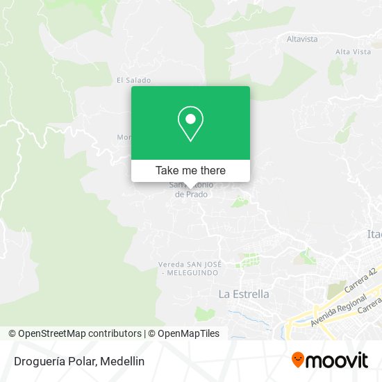 Mapa de Droguería Polar