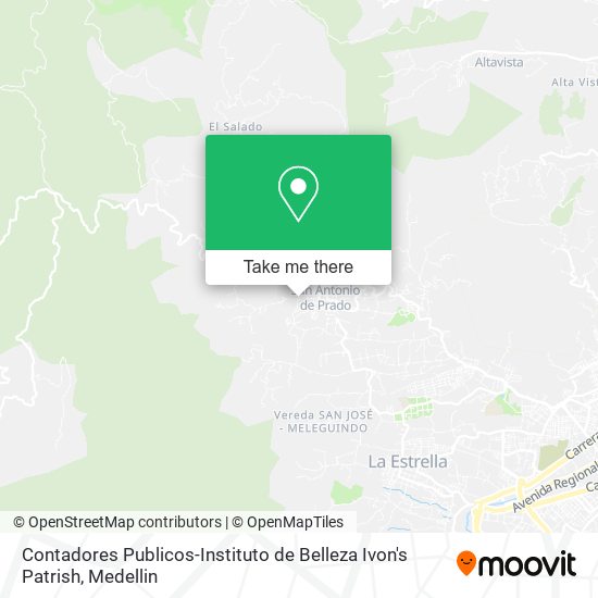 Contadores Publicos-Instituto de Belleza Ivon's Patrish map
