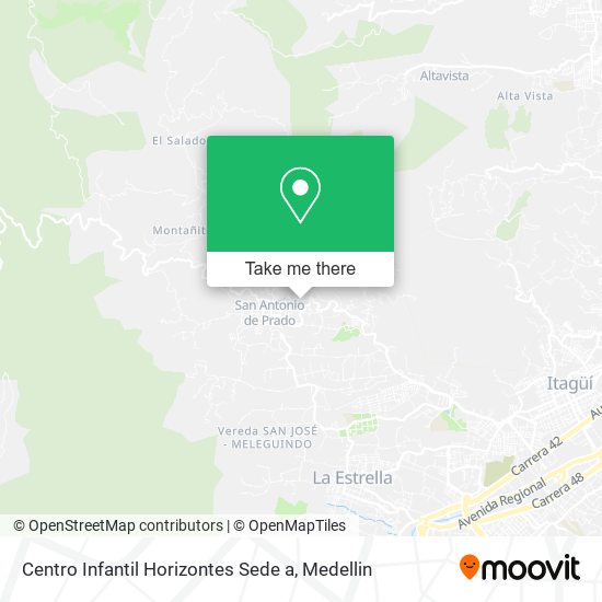 Mapa de Centro Infantil Horizontes Sede a