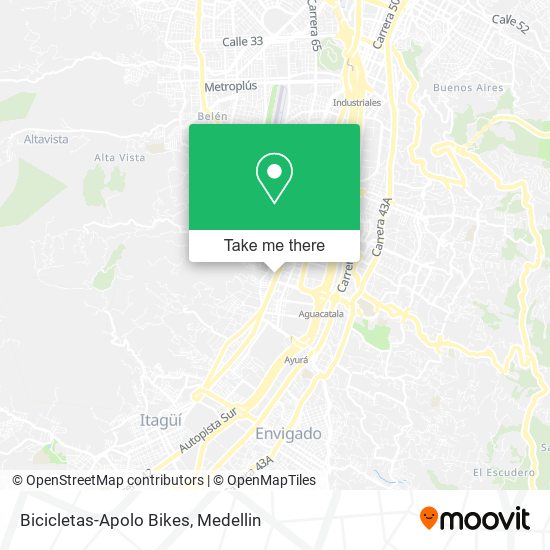 Bicicletas-Apolo Bikes map