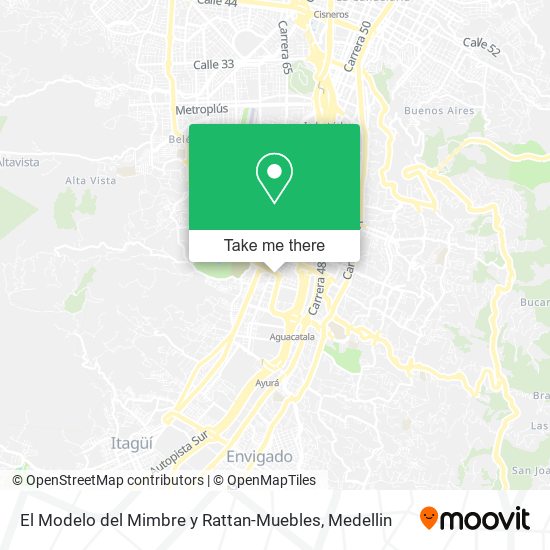 El Modelo del Mimbre y Rattan-Muebles map