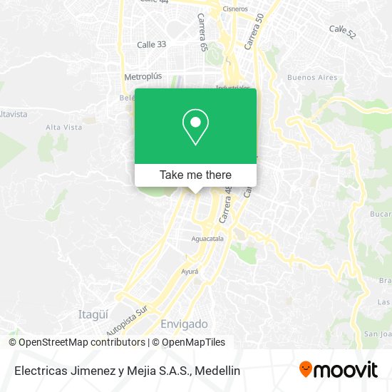 Electricas Jimenez y Mejia S.A.S. map