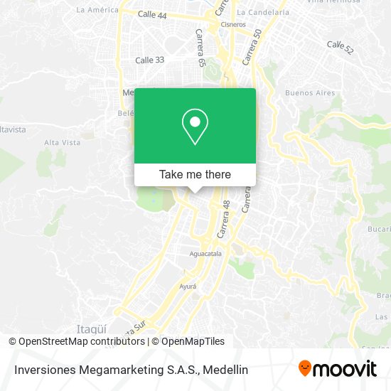 Inversiones Megamarketing S.A.S. map