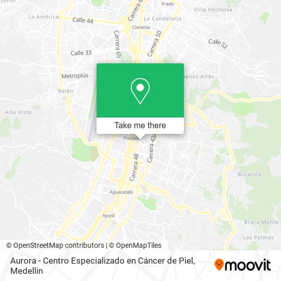 Aurora - Centro Especializado en Cáncer de Piel map