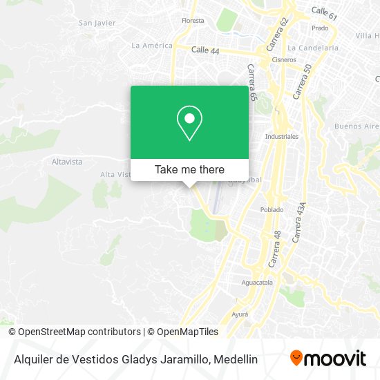 Alquiler de Vestidos Gladys Jaramillo map