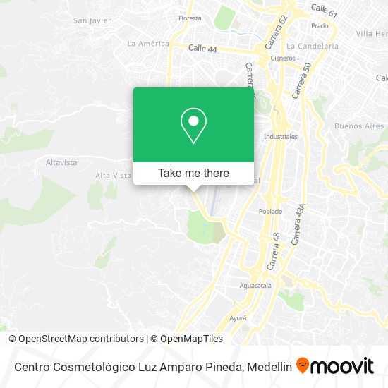 Mapa de Centro Cosmetológico Luz Amparo Pineda