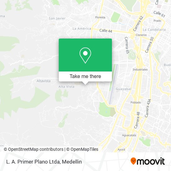 L. A. Primer Plano Ltda map