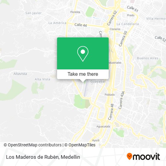 Los Maderos de Rubèn map