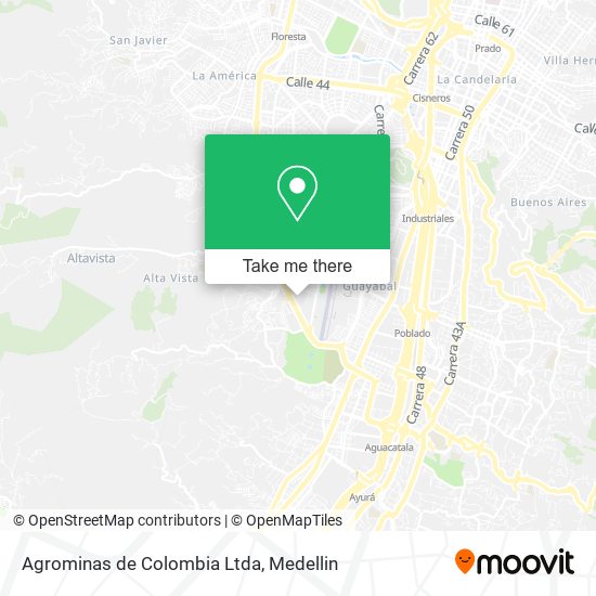 Agrominas de Colombia Ltda map