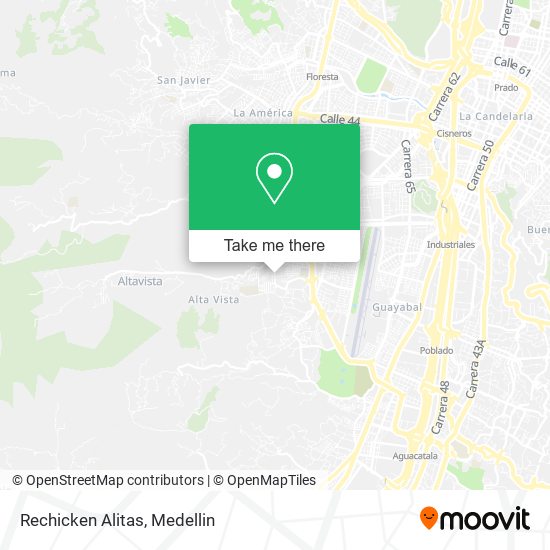Mapa de Rechicken Alitas
