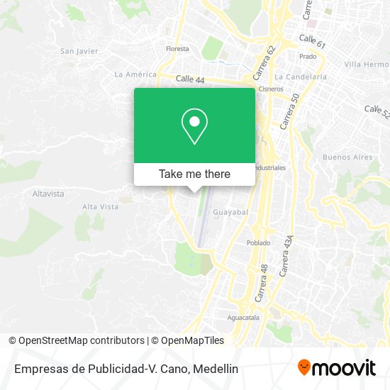 Empresas de Publicidad-V. Cano map