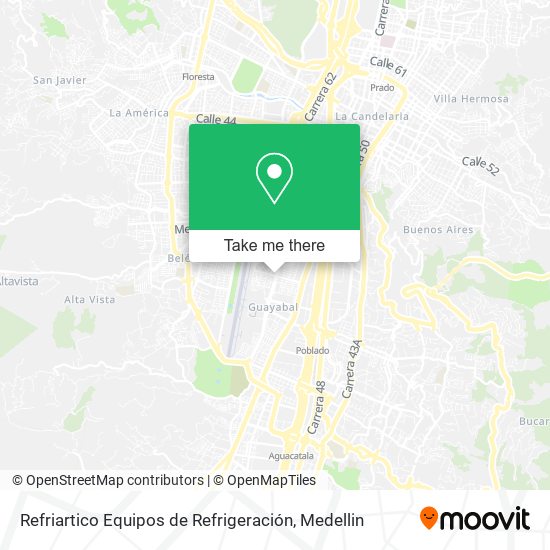 Refriartico Equipos de Refrigeración map