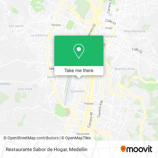 Restaurante Sabor de Hogar map