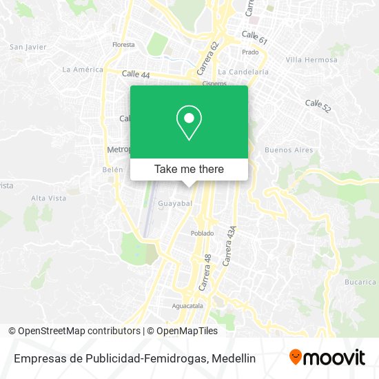 Empresas de Publicidad-Femidrogas map