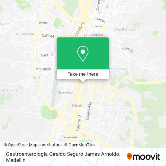 Gastroenterología-Giraldo Seguro James Arnoldo map