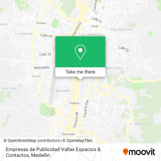 Empresas de Publicidad-Vallas Espacios & Contactos map