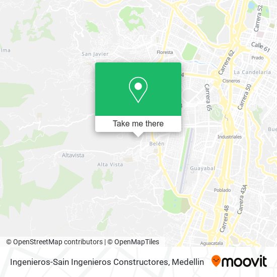 Mapa de Ingenieros-Sain Ingenieros Constructores