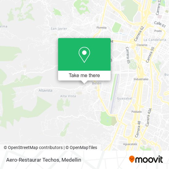 Aero-Restaurar Techos map