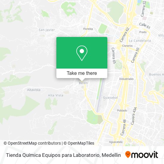 Tienda Química Equipos para Laboratorio map