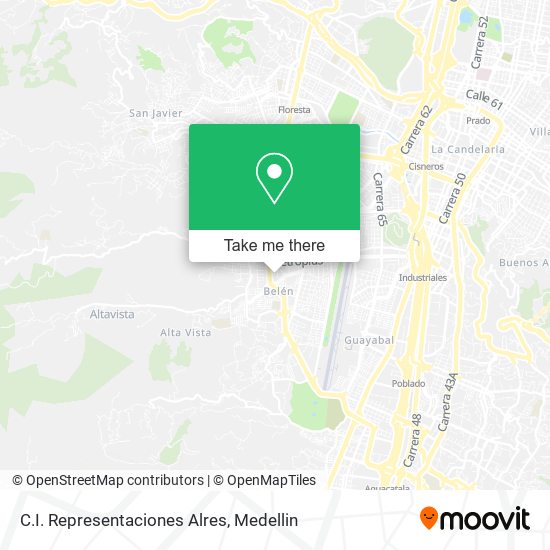 C.I. Representaciones Alres map