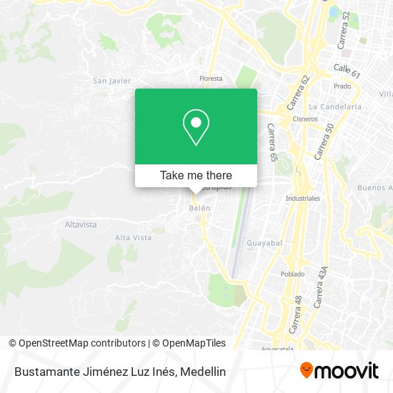 Mapa de Bustamante Jiménez Luz Inés