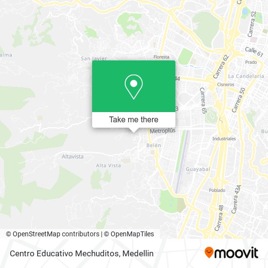 Mapa de Centro Educativo Mechuditos