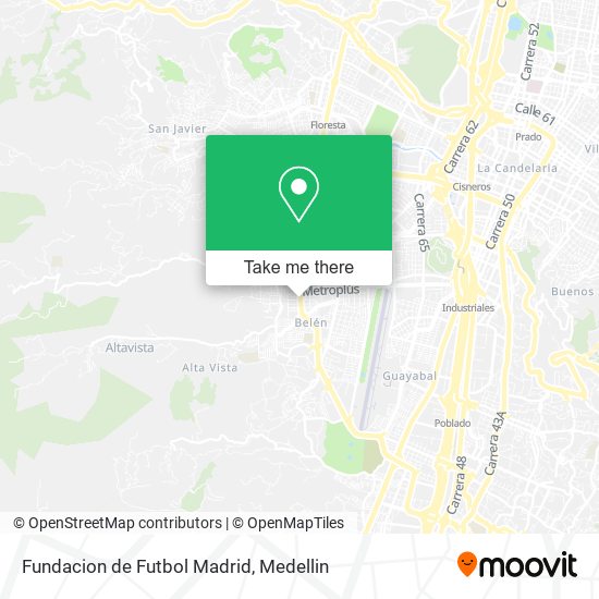 Fundacion de Futbol Madrid map