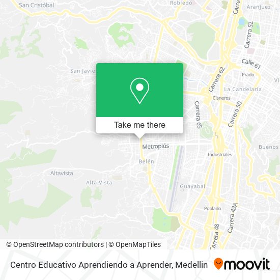 Centro Educativo Aprendiendo a Aprender map