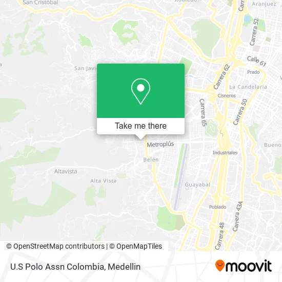 U.S Polo Assn Colombia map
