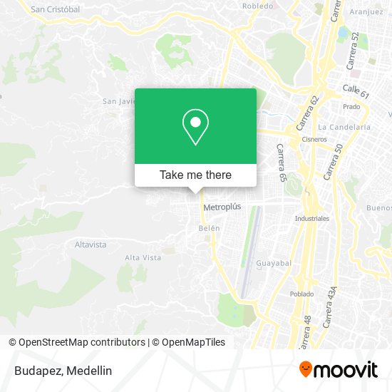 Budapez map