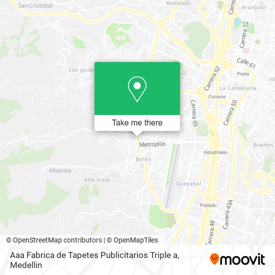 Aaa Fabrica de Tapetes Publicitarios Triple a map