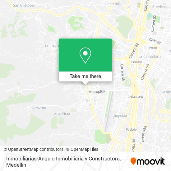 Inmobiliarias-Angulo Inmobiliaria y Constructora map