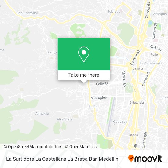 La Surtidora La Castellana La Brasa Bar map
