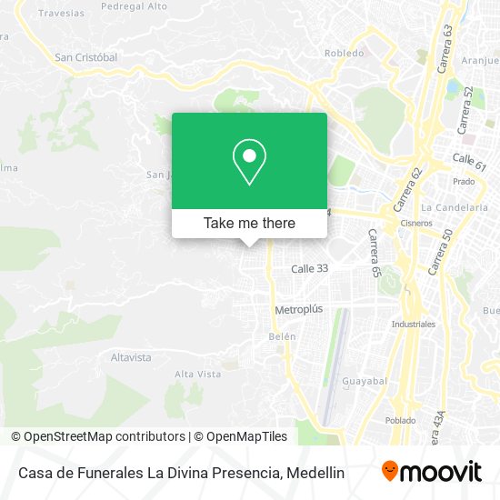 Casa de Funerales La Divina Presencia map