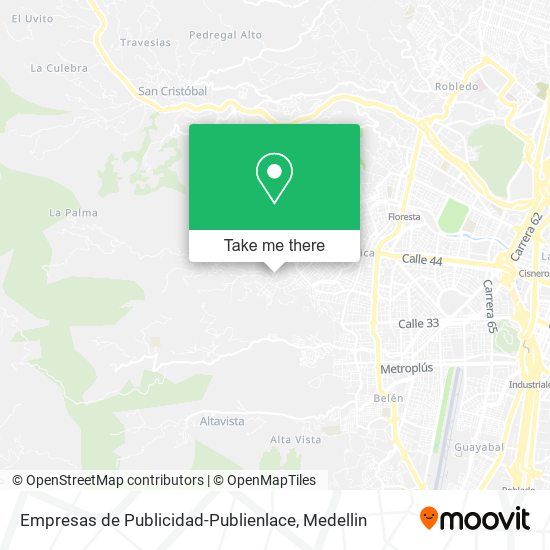 Empresas de Publicidad-Publienlace map