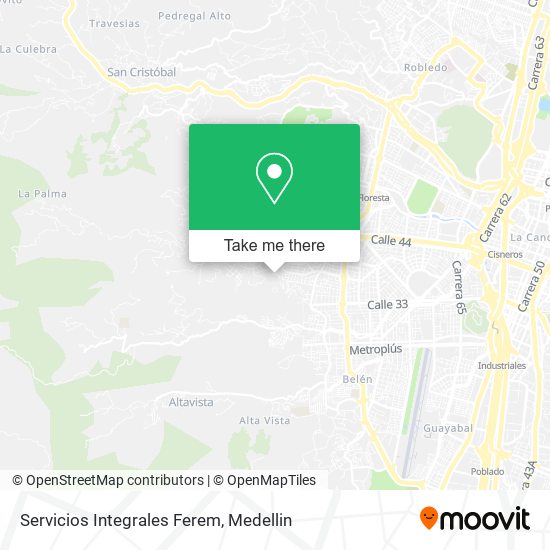 Mapa de Servicios Integrales Ferem