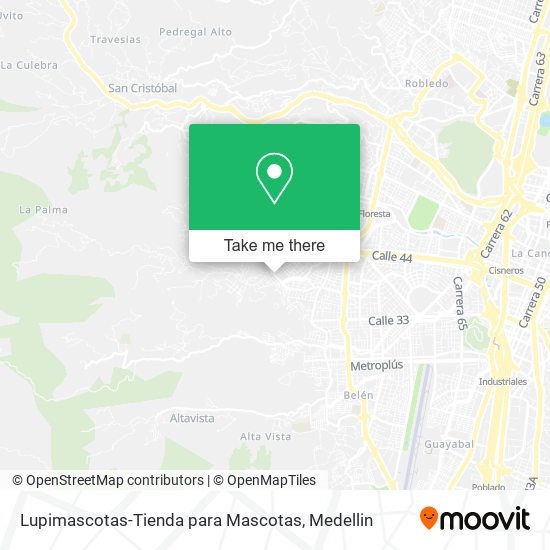 Mapa de Lupimascotas-Tienda para Mascotas