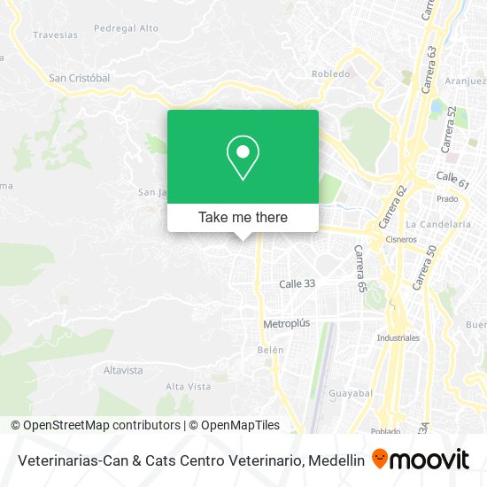 Mapa de Veterinarias-Can & Cats Centro Veterinario