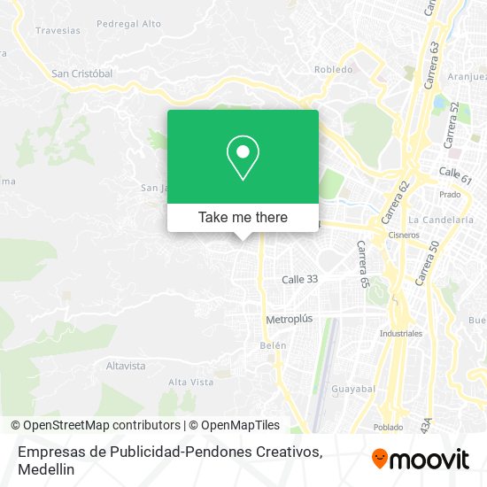 Empresas de Publicidad-Pendones Creativos map