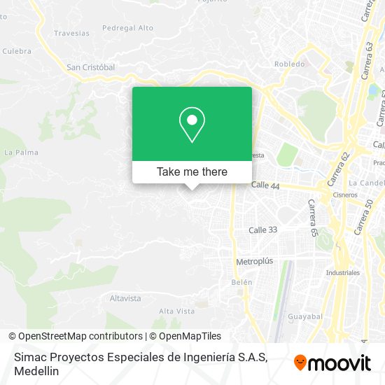 Simac Proyectos Especiales de Ingeniería S.A.S map