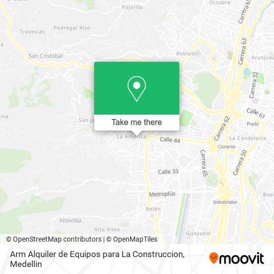 Mapa de Arm Alquiler de Equipos para La Construccion