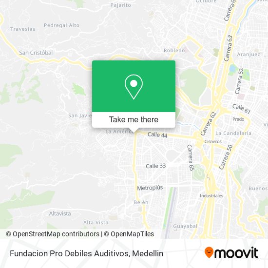 Fundacion Pro Debiles Auditivos map