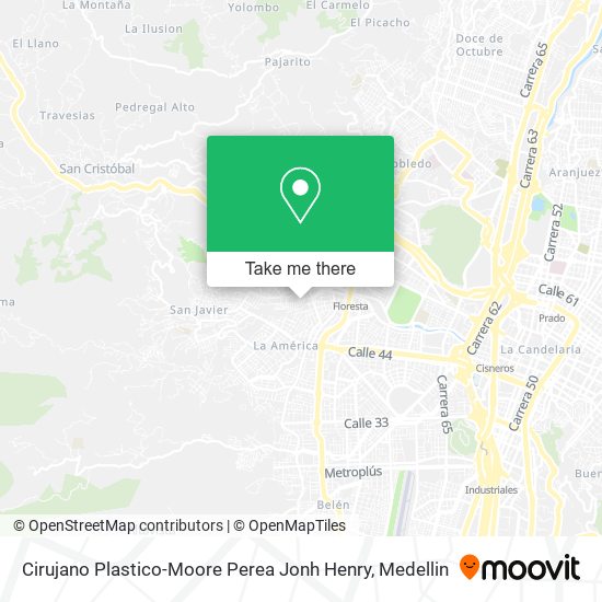 Cirujano Plastico-Moore Perea Jonh Henry map