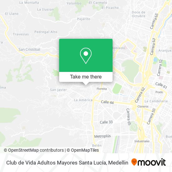 Club de Vida Adultos Mayores Santa Lucía map