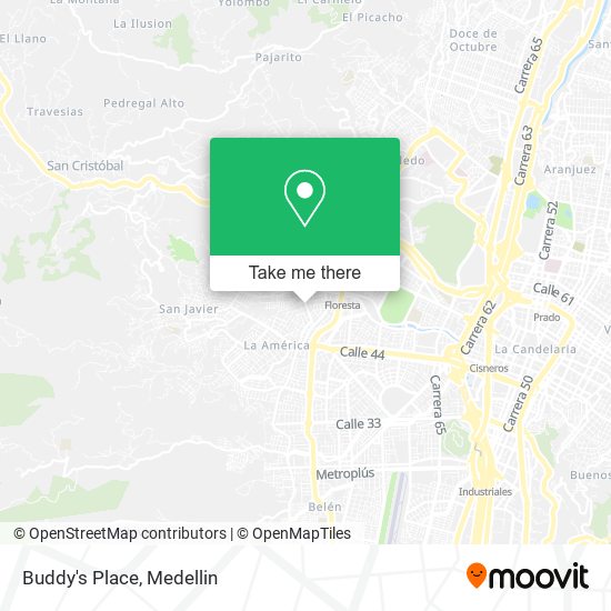 Buddy's Place map