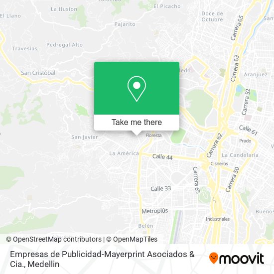 Empresas de Publicidad-Mayerprint Asociados & Cia. map