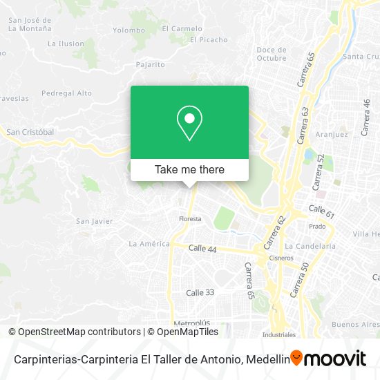 Mapa de Carpinterias-Carpinteria El Taller de Antonio